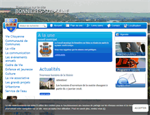 Tablet Screenshot of bonnieres-sur-seine.fr